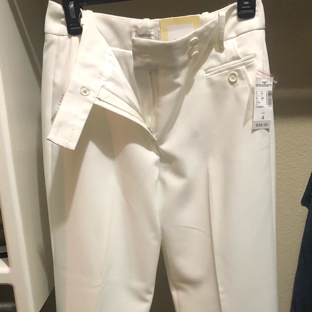 Dress Barn white slacks